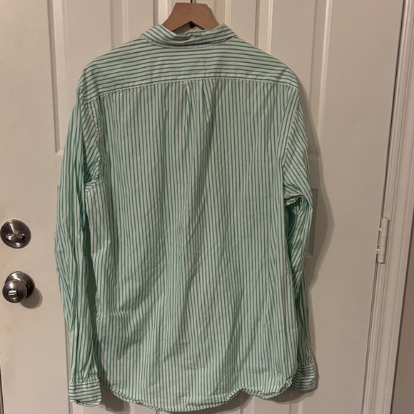 J. Crew xlt extra large tall Striped Men's Shirt long sleeve button up - Picture 4 of 4